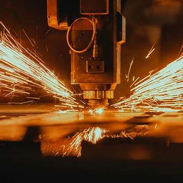 Laser cutting production line